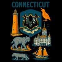 Iconic Connecticut Cooling Performance Crew T-Shirt