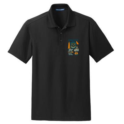 Iconic Connecticut Dry Zone Grid Polo