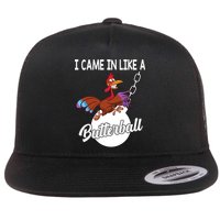 I Came In Like A Butterball Funny Thanksgiving Flat Bill Trucker Hat