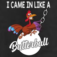 I Came In Like A Butterball Funny Thanksgiving Microfiber Hand Towel