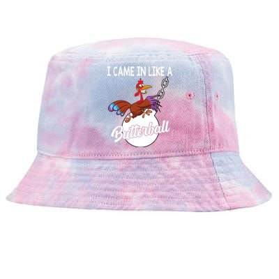 I Came In Like A Butterball Funny Thanksgiving Tie-Dyed Bucket Hat