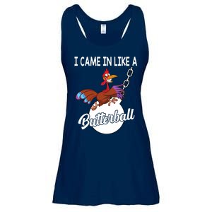 I Came In Like A Butterball Funny Thanksgiving Ladies Essential Flowy Tank