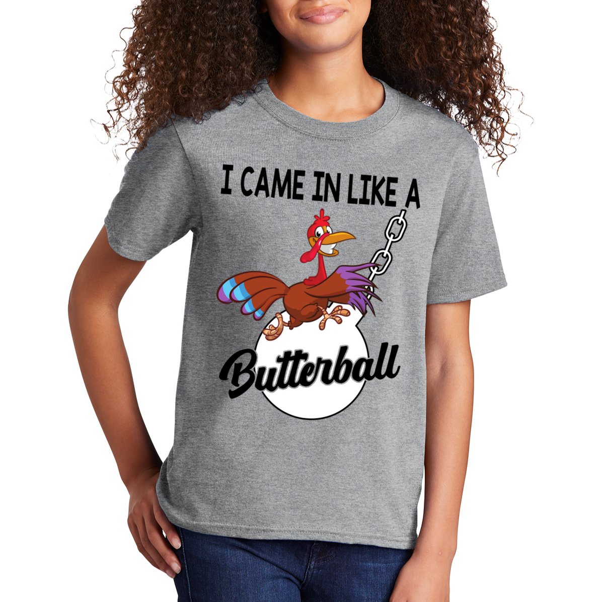 I Came In Like A Butterball Funny Thanksgiving Kids T-Shirt