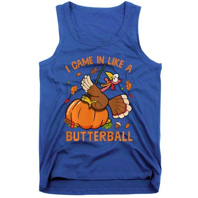 I Came In Like Butterball Funny Thanksgiving Turkey Costume Long Sleeve Tank Top