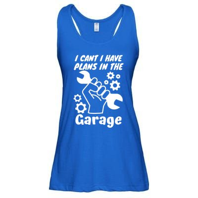 I Cant I Have Plans In The Garage Gift Ladies Essential Flowy Tank