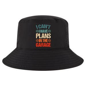 I Can't I Have Plans In The Garage Funny Car Mechanic Dad Gift Cool Comfort Performance Bucket Hat