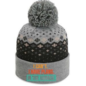 I Can't I Have Plans In The Garage Gift The Baniff Cuffed Pom Beanie