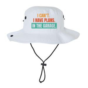 I Can't I Have Plans In The Garage Gift Legacy Cool Fit Booney Bucket Hat