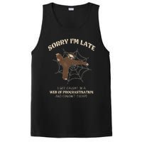 I Caught In Web Procrastination & CouldnT Escape Retro PosiCharge Competitor Tank