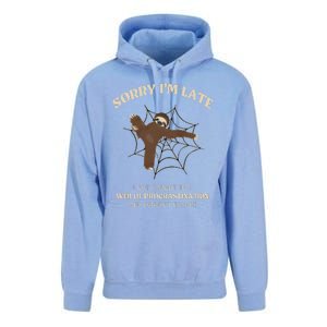 I Caught In Web Procrastination & CouldnT Escape Retro Unisex Surf Hoodie