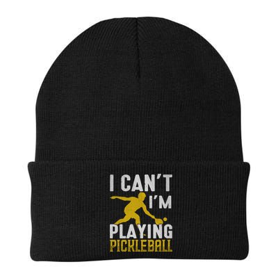 I Can't I'm Playing Pickleball Paddle Beanie