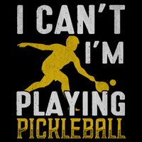 I Can't I'm Playing Pickleball Paddle Cooling Performance Long Sleeve Crew