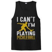 I Can't I'm Playing Pickleball Paddle PosiCharge Competitor Tank