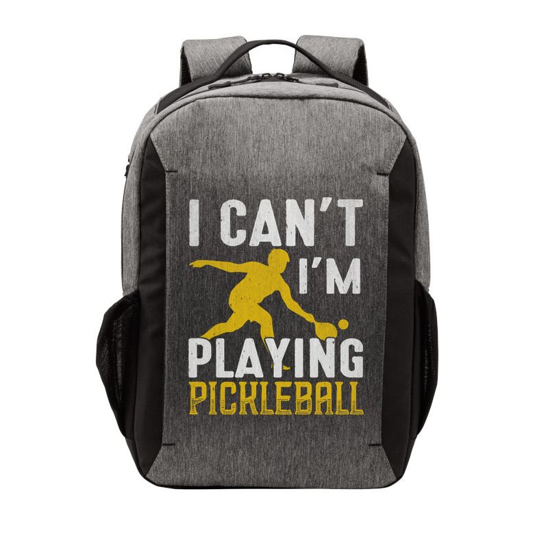 I Can't I'm Playing Pickleball Paddle Vector Backpack