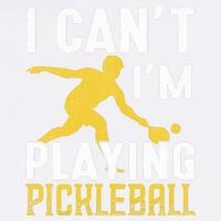 I Can't I'm Playing Pickleball Paddle Garment-Dyed Sweatshirt