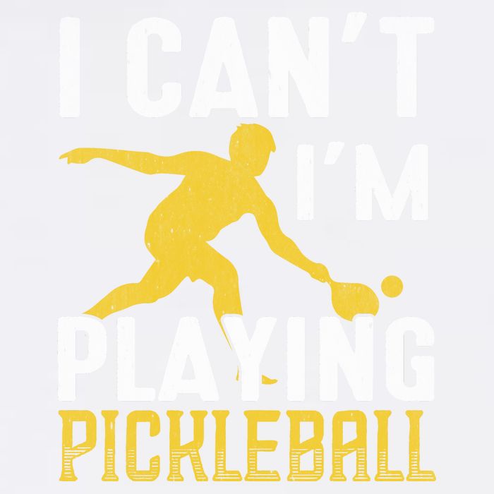 I Can't I'm Playing Pickleball Paddle Garment-Dyed Sweatshirt