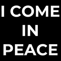 I COME IN PEACE I'M PEACE Apparels Funny Couple's Matching City Backpack