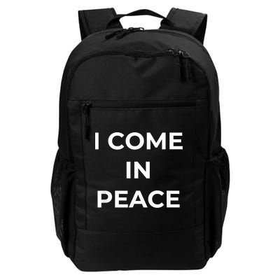 I COME IN PEACE I'M PEACE Apparels Funny Couple's Matching Backpack