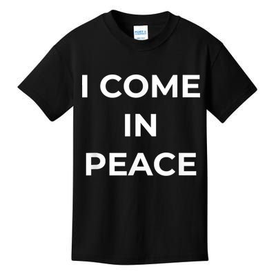 I COME IN PEACE I'M PEACE Apparels Funny Couple's Matching Kids T-Shirt