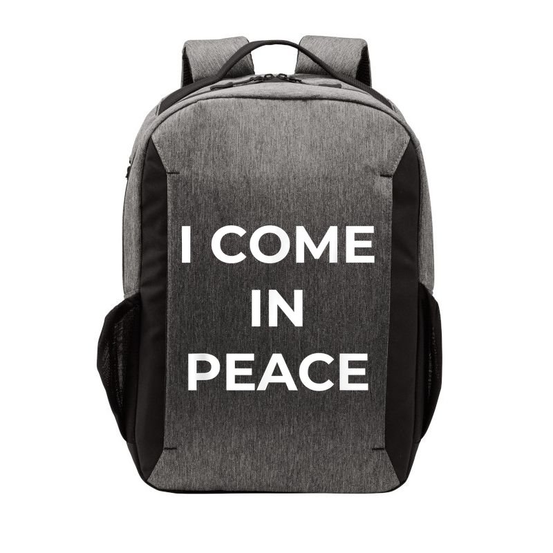 I COME IN PEACE I'M PEACE Apparels Funny Couple's Matching Vector Backpack