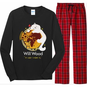 In Case I Make It Classic Will Basic Wood Long Sleeve Pajama Set