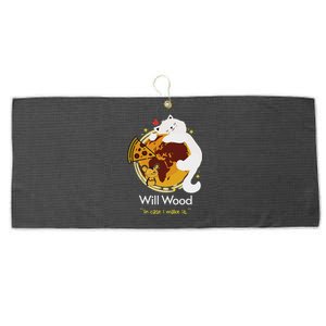 In Case I Make It Classic Will Basic Wood Large Microfiber Waffle Golf Towel