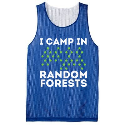I Camp In Random Forests Data Scientist Science Analyst Mesh Reversible Basketball Jersey Tank