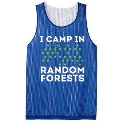 I Camp In Random Forests Data Scientist Science Analyst Mesh Reversible Basketball Jersey Tank