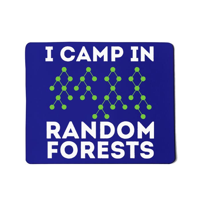 I Camp In Random Forests Data Scientist Science Analyst Mousepad