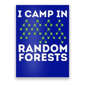 I Camp In Random Forests Data Scientist Science Analyst Poster