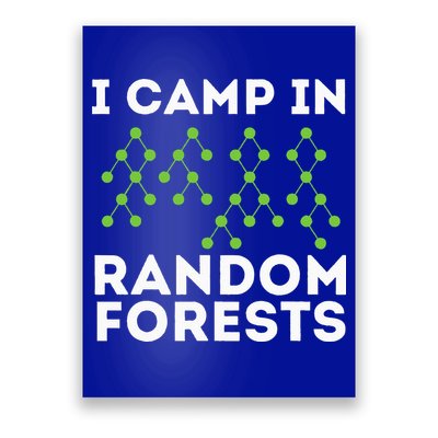 I Camp In Random Forests Data Scientist Science Analyst Poster