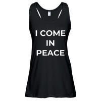 I COME IN PEACE & I'M PEACE Cute Funny Couple Matching New Ladies Essential Flowy Tank