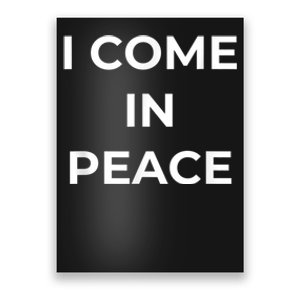 I COME IN PEACE & I'M PEACE Cute Funny Couple Matching New Poster