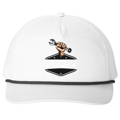 I Cant I Have Plans In The Garage Gift Snapback Five-Panel Rope Hat