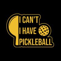 I Can't I Have Pickleball Sport Gift Pickleball Player 16 in Basic Backpack