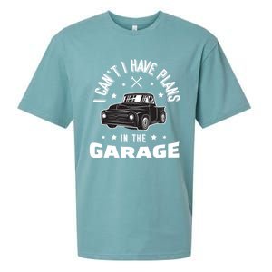 I Can't I Have Plans In The Garage Cute Gift Sueded Cloud Jersey T-Shirt