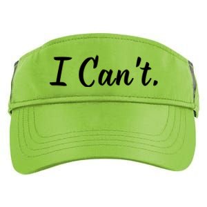 I CanT. Adult Drive Performance Visor