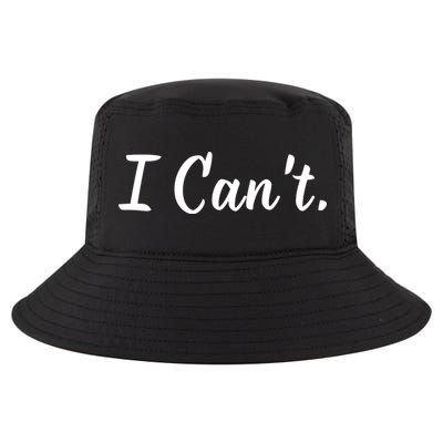 I CanT. Cool Comfort Performance Bucket Hat