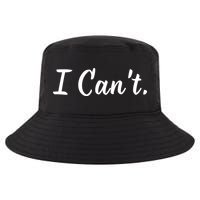 I CanT. Cool Comfort Performance Bucket Hat