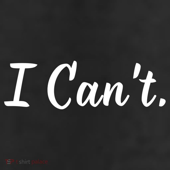 I CanT. 11oz C Handle Ceramic Mug