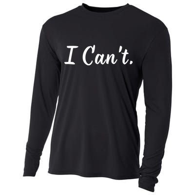 I CanT. Cooling Performance Long Sleeve Crew