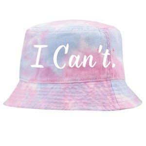 I CanT. Tie-Dyed Bucket Hat