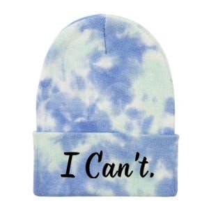 I CanT. Tie Dye 12in Knit Beanie