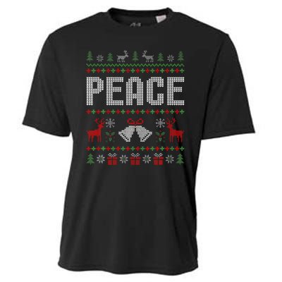 I Come In Peace IM Peace Matching Couple Christmas Pajamas Cooling Performance Crew T-Shirt