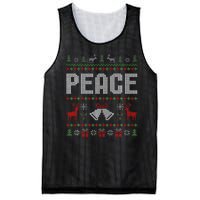 I Come In Peace IM Peace Matching Couple Christmas Pajamas Mesh Reversible Basketball Jersey Tank