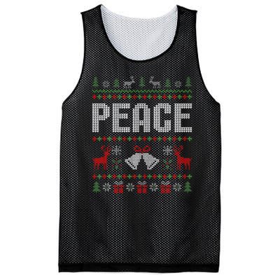 I Come In Peace IM Peace Matching Couple Christmas Pajamas Mesh Reversible Basketball Jersey Tank