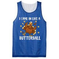 I Came In Like A Butterball Funny Turkey Thanksgiving Mesh Reversible Basketball Jersey Tank