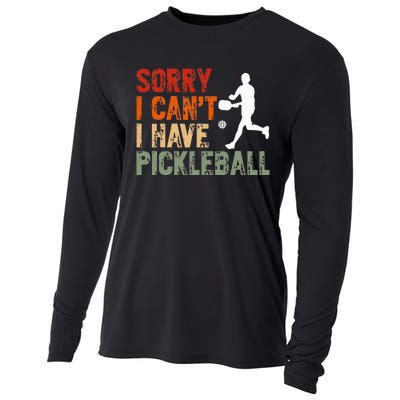 I CanT I Have Pickleball Funny Pickleball Cooling Performance Long Sleeve Crew