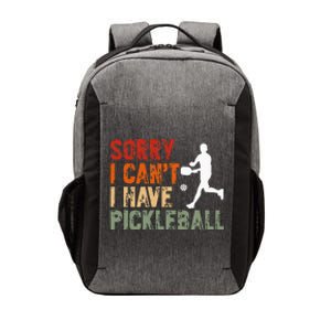 I CanT I Have Pickleball Funny Pickleball Vector Backpack