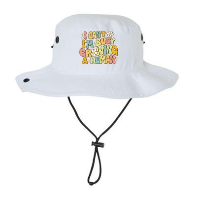 I CanT IM Busy Growing A Hu For Pregnant Funny Gift Legacy Cool Fit Booney Bucket Hat